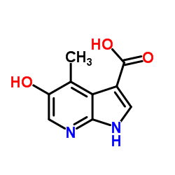 5-Hydroxy-4-Methyl-7-azaindole-3-carboxylic acid Structure