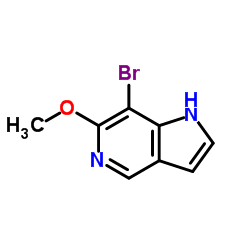 7-Bromo-6-methoxy-1H-pyrrolo[3,2-c]pyridine Structure