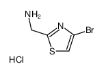 (4-甲基噻唑-2-基)甲胺盐酸盐结构式
