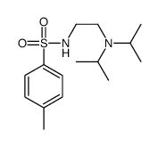 N-[2-(二异丙基氨基)乙基]-4-甲苯磺酰胺结构式