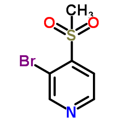 3-Bromo-4-(methylsulfonyl)pyridine Structure
