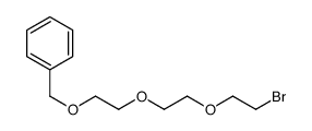 ((2-(2-(2-Bromoethoxy)ethoxy)ethoxy)methyl)benzene Structure