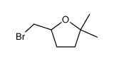 (5,5-dimethyltetrahydrofuran-2-yl)methyl bromide Structure