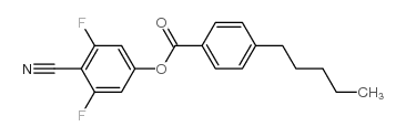 4-Cyano-3,5-difluorophenyl 4-n-pentylbenzoate structure