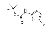 tert-butyl N-(5-bromofuran-2-yl)carbamate结构式