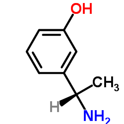(S)-3-(1-氨基乙基)苯酚结构式