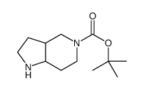 tert-butyl 1,2,3,3a,4,6,7,7a-octahydropyrrolo[3,2-c]pyridine-5-carboxylate Structure