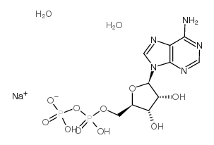 二磷酸腺苷钠盐(试剂)结构式