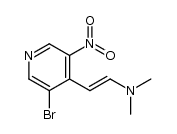 (E)-2-(3-bromo-5-nitro-4-pyridinyl)-N,N-dimethylethenamine Structure