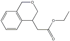 ethyl 2-(isochroman-4-yl)acetate结构式