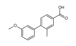 3-甲氧基-2-甲基-[1,1-联苯]-4-羧酸结构式