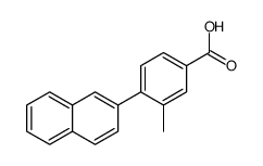 3-methyl-4-naphthalen-2-ylbenzoic acid Structure
