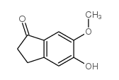 5-hydroxy-6-methoxy-1-indanone Structure
