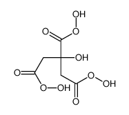 2-hydroxypropane-1,2,3-tricarboperoxoic acid结构式