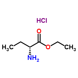 Ethyl (2R)-2-aminobutanoate hydrochloride (1:1) Structure