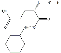 CyclohexylaMMoniuM (S)-5-aMino-2-azido-5-oxopentanoate Structure