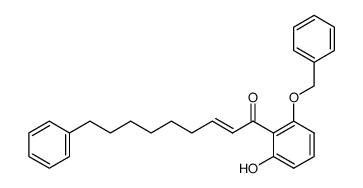 (E)-1-(2-Benzyloxy-6-hydroxyphenyl)-9-phenyl-2-nonen-1-one结构式