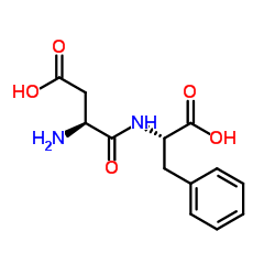 L-天冬氨酰-L-苯丙氨酸结构式