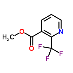 2-三氟甲基烟酸甲酯结构式