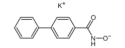 potassium p-phenylbenzohydroxamate结构式