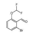 2-溴-6-(二氟甲氧基)苯甲醛结构式