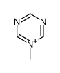 1-methyl-1,3,5-triazin-1-ium Structure