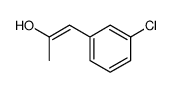 1-(3-chlorophenyl)prop-1-en-2-ol Structure