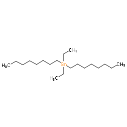 Diethyl(dioctyl)stannane Structure