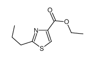 2-丙基噻唑-4-羧酸乙酯结构式