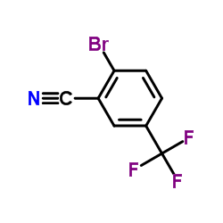 2-溴-5-三氟甲基苯腈结构式