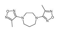 3-methyl-4-[4-(4-methyl-1,2,5-oxadiazol-3-yl)-1,4-diazepan-1-yl]-1,2,5-oxadiazole Structure