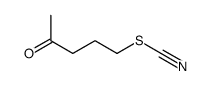 Thiocyanic acid, 4-oxopentyl ester (9CI)结构式