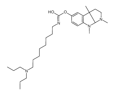 [(3aR,8bS)-3,4,8b-trimethyl-2,3a-dihydro-1H-pyrrolo[2,3-b]indol-7-yl] N-[8-(dipropylamino)octyl]carbamate Structure