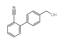2-[4-(hydroxymethyl)phenyl]benzonitrile Structure
