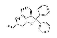 (S)-3-hydroxy-4-pentenyl triphenylmethyl ether结构式