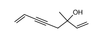 3-methyl-octa-1,7-dien-5-yn-3-ol结构式