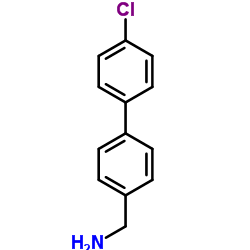 1-(4'-Chloro-4-biphenylyl)methanamine结构式
