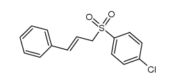 trans-Cinnamyl-(4-chlor-phenyl)-sulfon Structure