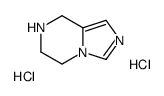 5,6,7,8-四氢咪唑并[1,5-a]吡嗪双盐酸盐结构式