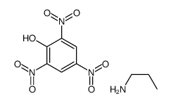 propan-1-amine,2,4,6-trinitrophenol Structure