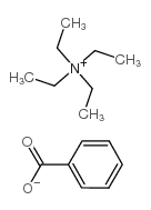 Tetraethylammonium benzoate structure