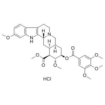 Reserpine hydrochloride structure