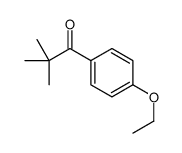 1-Propanone,1-(4-ethoxyphenyl)-2,2-dimethyl-(9CI) Structure