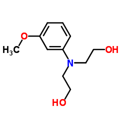 N-(3-甲氧基苯基)二乙醇胺结构式