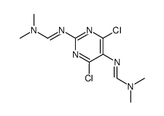 2,5-bis{[(dimethylamino)methylene]amino}-4,6-dichloropyrimidine结构式