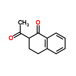 2-乙酰基-1-四氢萘酮结构式
