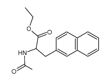 ethyl 2-acetamido-3-(naphthalen-2-yl)propanoate Structure