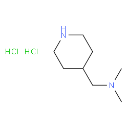 N,N-Dimethyl-1-(4-Piperidinyl)Methanamine Dihydrochloride Structure