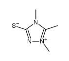 1,4,5-trimethyl-1,2,4-triazolium-3-thiolate结构式