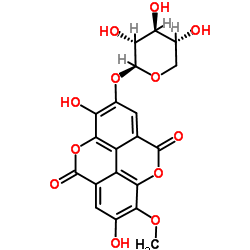 蛇莓苷A结构式